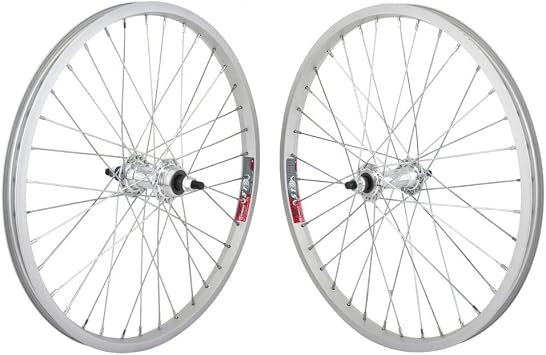 Wheel Set 20 x 1.75 Wheel Master Silver, 36H, BMX 3/8 FW Hub, 14g UCP Spokes
