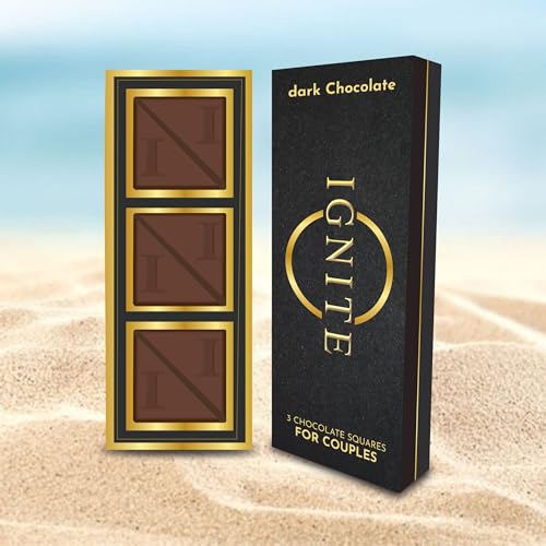 Image of MBDH Wellness Ignite Chocolate Bars (3 Box) | Dark Chocolate Bar To Improve Mood & Performance | Vitality, Arousal And Energy | Vegetarian, Gluten-Free For Men & Women, 370 Grams