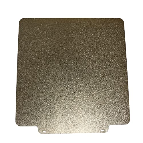 Cctree Pei Sheet 250 X 250Mm,3D Printing Double-Sided Smooth/Textured Pei Powder-Coated Sheet,3D Printer Pei Build Plate Sheet Heated Bed Spring Steel Flexible Sheet For Ankermake M5 #TOP3