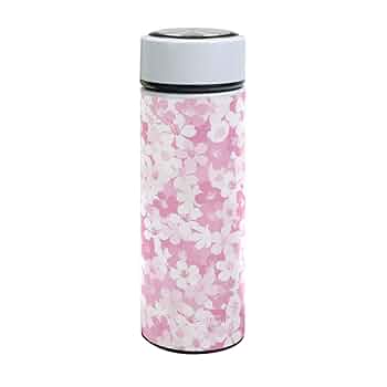 T2tea 赤い花柄 ステンレス水筒 500ml T2tea 赤い花柄 ステンレス水筒 500ml T2tea 赤い花柄