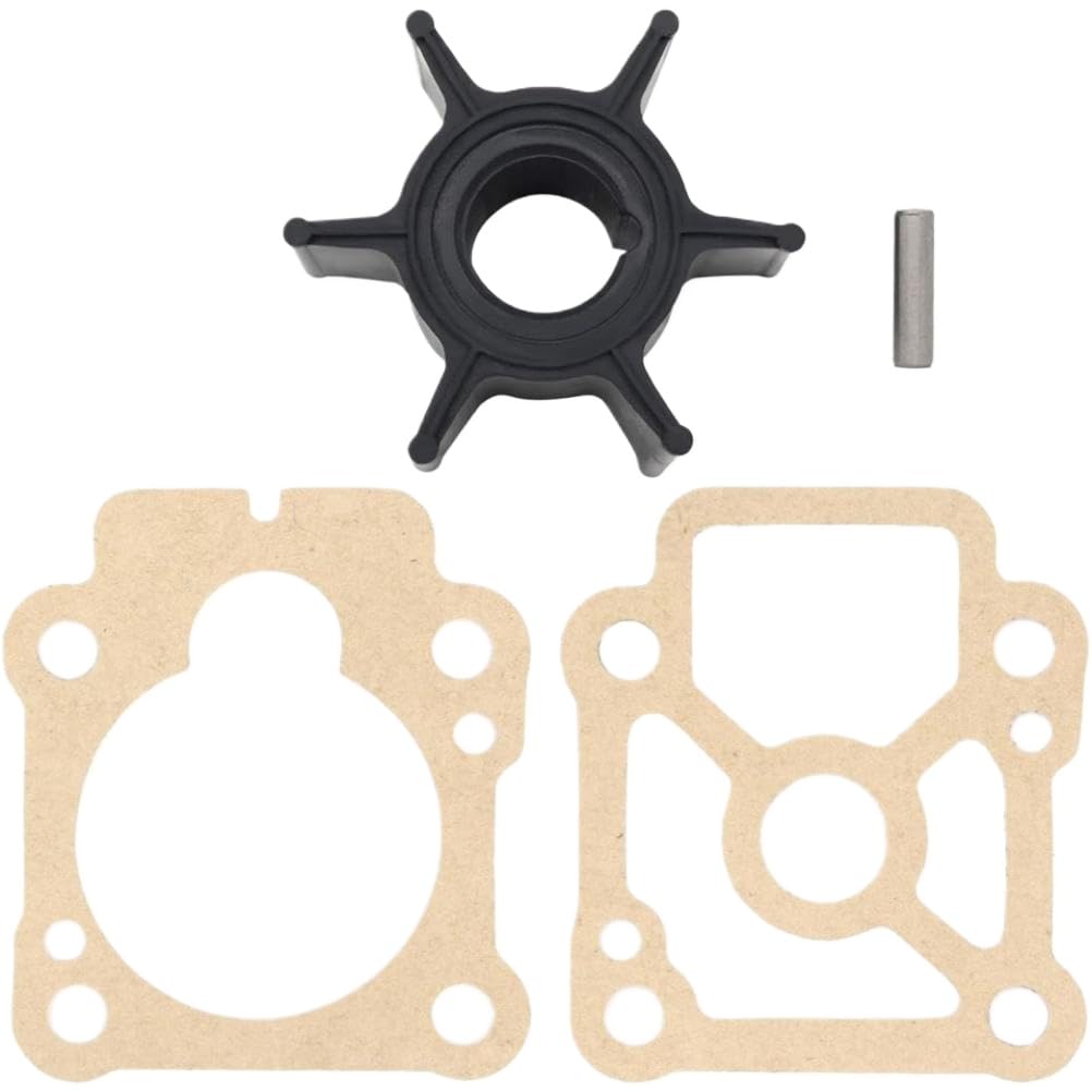 Kit Girante Pompa Acqua 47-8037481 Compatibile Con Marine 8 9.8 9.9 | Adatto ai modelli 3B2-65021-1 e 18-8920; Include guarnizione e perno chiave
