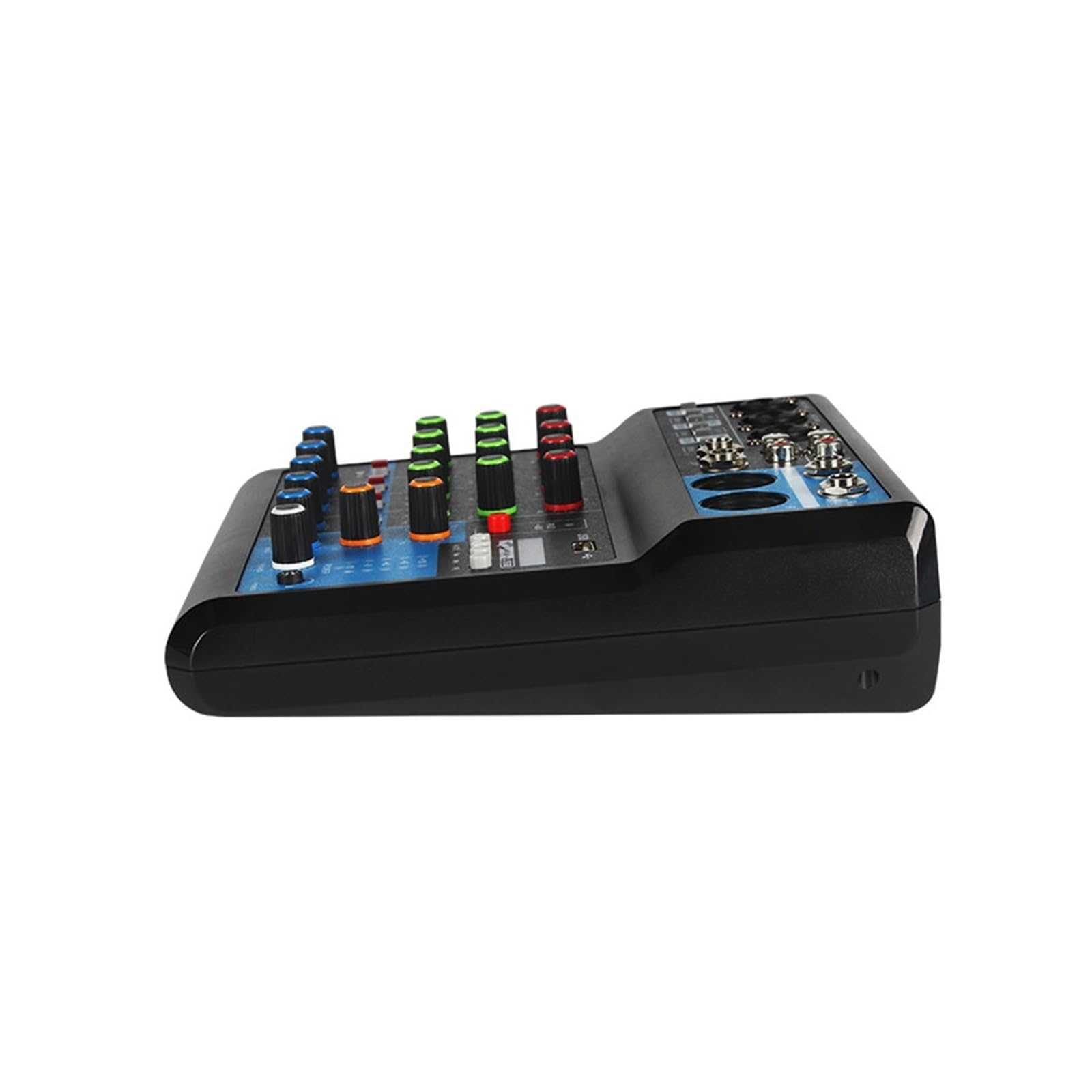 Mezclador de audio, Tarjeta de sonido 5 vías for grabación por ordenador, unidad libre, consola mezclas, mezclador, equipo profesional, interfaz, procesador Para karaoke en estudio