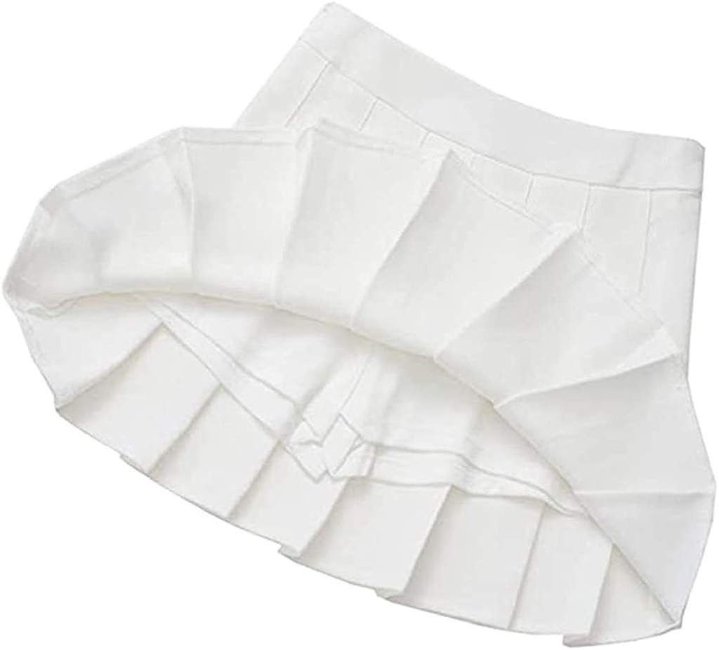 Jieling Women Girls Short High Waist Pleated Skirt Tennis School Uniform Mini Skater Skirts : Sports & Outdoors