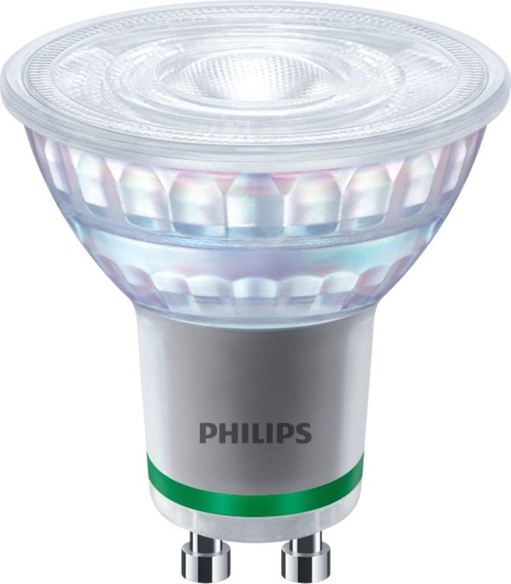 Philips Master LEDspot GU10 Ultra Efficient 2.1W (50W Equivalent) Warm White 3000K, 375lm, 36° Beam Angle, Non-Dimmable PAR16 LED Bulb, Energy Class A, 50,000 Hour Life
