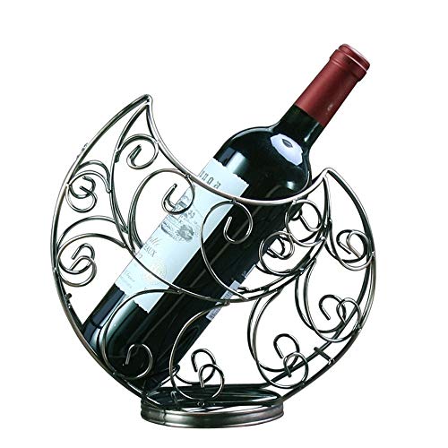 Soporte para Botella de Vino Metal Bronce 1 Botella miniatura 2