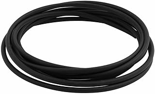 Tool parts 6mm Dia 4:1 Ratio Heat Shrink Tube Wire Wrap Cable Sleeve Tubing 5m Length Black
