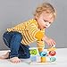Bright Starts Mix & Match Sesame Street Friends Wooden Stacking Toy, Ages 18-36 months