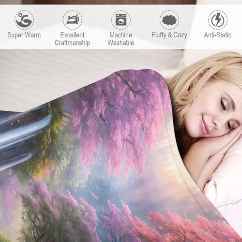 Linge de lit paysage imprimé pour un cocon de douceur réconfortant