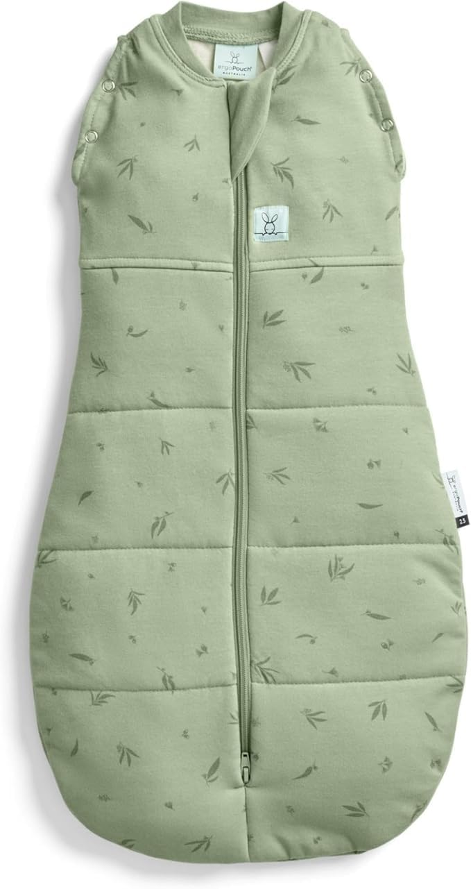 ergoPouch Cocoon Swaddle Sack 0.2 TOG - Baby Sleep Sack, Gentle Snug Fit Helps Calm Startle Reflex, Ideal for Arms In/Out Sleeping, Soft Breathable Fabric for Better Sleep