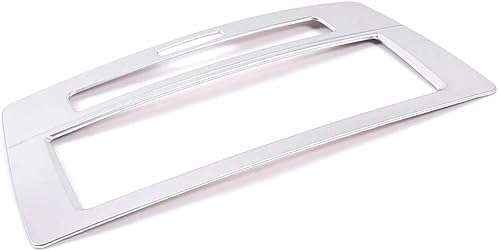 Miniatura 4 de YIWANG Marco de decoración de CD de consola central de ABS cromado para Mercedes Benz ML GLE 2012-2019, accesorios de automóvil Mercedes Benz GL GLS