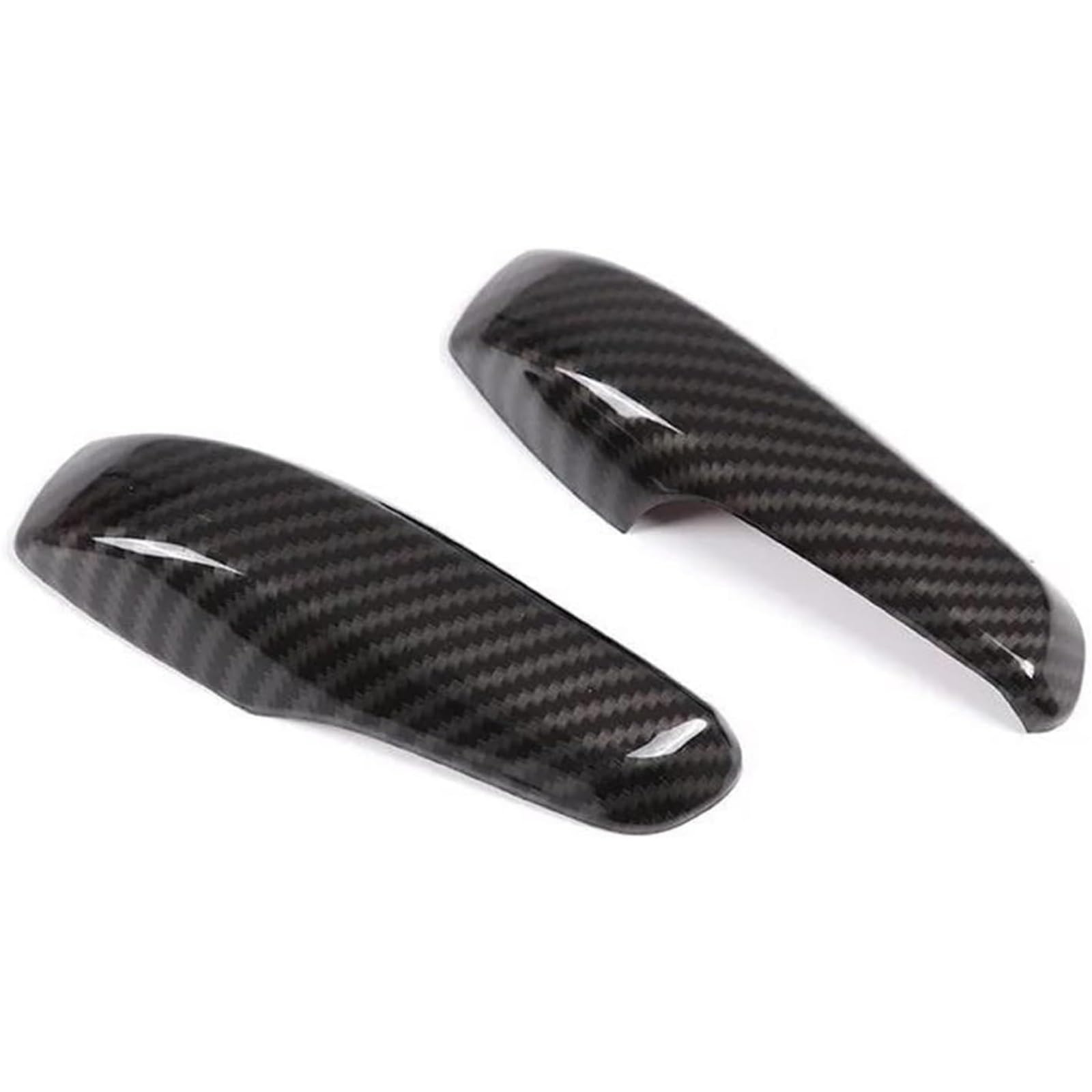 Zynther Carbon Fiber Look 1 Inside Door Latch Handle Car Inner Door Handle Trim Covers Stickers Interior For Mercedes For Benz For Smart 451 Two 2010-2015(Carbon Fiber Look 1)