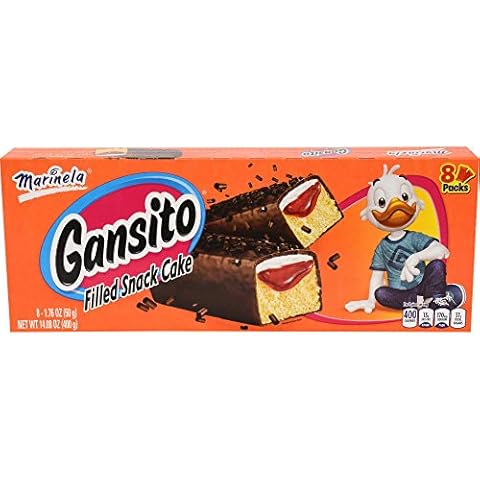 Marinela Gansito Strawberry and Crème Filled Snack Cakes | 1 pack (8 count) Cover
