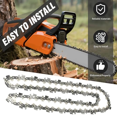 MospdyGear 50cm 3/8" Pitch .063" Gauge 72 Drive Links Full Chisel Chainsaw Chain, Replacement for Carver RSG 72-20K Replacement for AEG Replacement for Stihl 041 042 3 MospdyGear 50cm 3/8" Pitch .063" Gauge 72 Drive Links Full Chisel Chainsaw Chain, Replacement for Carver RSG 72-20K Replacement for AEG Replacement for Stihl 041 042 - Image 3