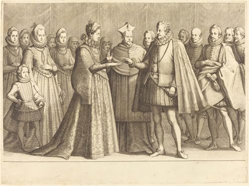Peinture sur Toile Le Mariage de Ferdinando Jacques Callot Impression 60x90cm