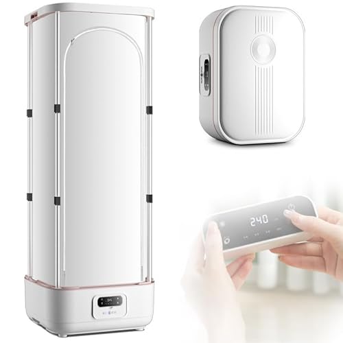 zxmeimm Machine À Repasser Automatique,Défroisseur Vapeur et Presse à Vapeur pour Chemises et Vêtements,Gonflable,Mains Libres,pour la Maison - 900W,Télécommande à Distance