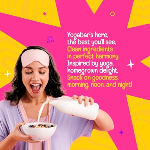 Image of Yogabar Muesli Fruit and Nuts - Wholegrain Breakfast Cereals with Oats and Dry Fruits, High in Omega 3, Gluten Free Granola with Chia and Flax Seeds (400g - Pack of 2)