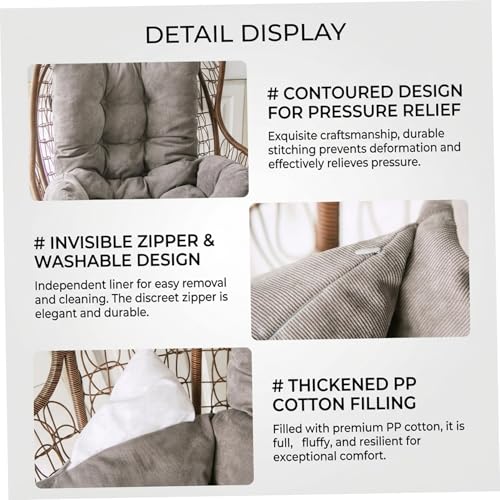 Coussin fauteuil suspendu lavable pour remplacer assise usée - 7