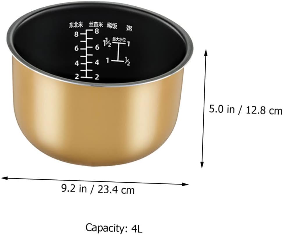 Convenient Rice Cooker Inner Pot Non-stick Multi-use Kitchen Liner for Household Cookers for Rice Soup and Cake