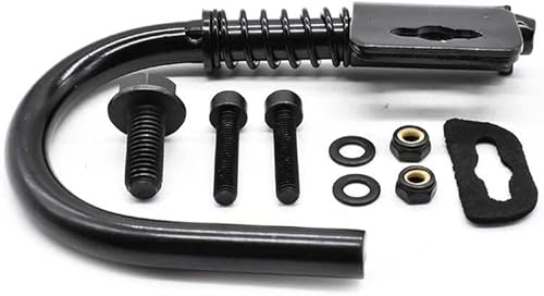Superior Parts M745RB - Gancho redondo con resorte en U, color negro