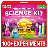 Doctor Jupiter Science Experiments Kit for Girls Ages 8+ | Gift for 8-9-10-11-12-13-14 Years Old Girls | STEM Toys with 100+ Experiments