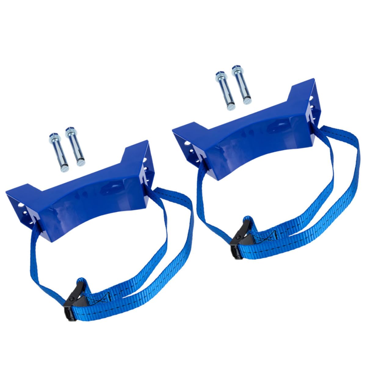 SUPVOX 2Pcs Gas Cylinder Bracket for Propane and Oxygen Tanks Compact Design with High Strength Strap for Reliable Stability and Versatile Applications