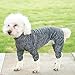 Pullover Dog Clothes Cozy Winter Big Dog Clothes with Full Wrap Elbow Pads Soft Warm Dog Apparel for Cold Weather Dog Sweater with Elbow Pads Grey C