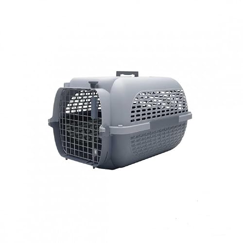 Dogit Transportín para Perros, Talla Extra-Grande, Gris, 66 x 45 x 43 cm