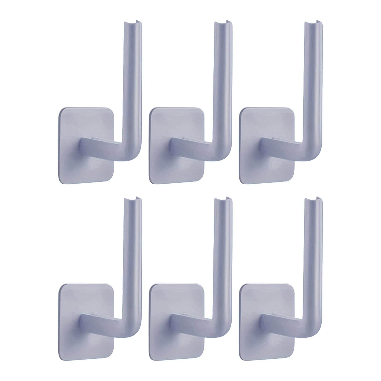 Msioytog Multipurpose Strong Hook Baseball Caps Holders L-Shape Hat Hangers Strong Adhesive Hat Racks Organizers Self-Adhesive Holder