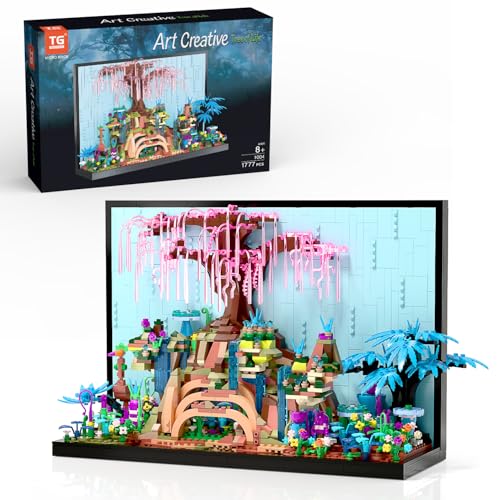 Image of Micro Brick Tree of Life Building Set, Creative Nature World Model, 3D Wall Art Home Office Decoration or Table Display, Collectible Display Set, Ideas Gift Building Toy for Adults,Teens Ages 8+ Kids