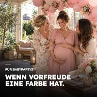 Luftballons Rosa – 100 Stück, Ø 27 cm, Babyparty, Taufe, Party & Geburtstag – Ansicht 8