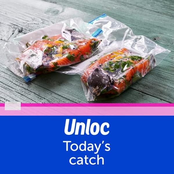 Ziploc Slider Bolsas para congelador, 1 galón – 10 unidades