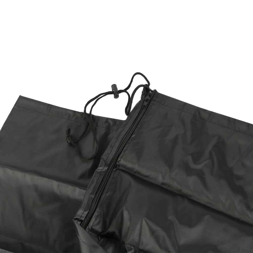 NUZAMAS Cubierta de calefacción de patio de 226 x 85 x 48 cm, cubierta resistente para calefacción exterior, impermeable, resistente al viento, cubierta protectora contra rayos UV, para calefacción