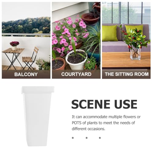 Cubo de flores decorativo creativo y resistente con diseño moderno 4
