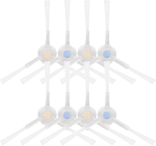 4 pares de cepillos laterales de repuesto compatibles con NARWAL T10 J1 J2 robot aspirador accesorios