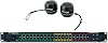 Audiosavings Bundle: 1 American Audio ADJ DB Display MKII 19 5V LED Db Level Display and Amp Bundle with 2 Rockville RPB3-BLACK Handheld Wireless Linking Portable Bluetooth Speakers 3 Items