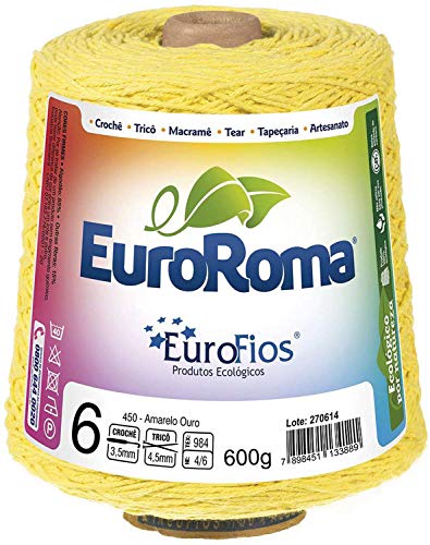 Euroroma 620450, Barbante 4/6 Fios, Multicolor