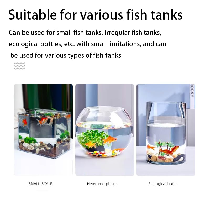 Image of Aquarium Sponge Filter Fish Tank bio Biochemical Betta Shrimp Nano Filter with Airline Tubing (S up to 7Gal 2 Pcs)