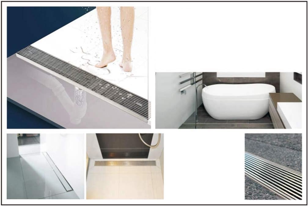 40% оƒƒ Dіѕсоunt BRONSTARZ Stainless Steel Wedge Wire Grate Linear Shower Drain Shower Trench Drain Floor Drain (36 Inch)