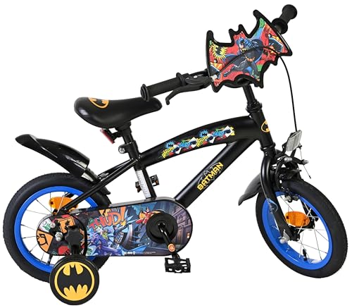 Bicicleta Volare 12'' Patrulla Canina – 3–5 años, 2 frenos de mano, ruedas estabilizadoras desmontables, protector de cadena, reflectores, sillín ajustable