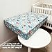 Pack and Play Sheets, 2 Pack Mini Crib Sheets for 38x26 Mattress, Stretchy Snug Fit Playard Fitted Sheet, Soft Breathable Cozy Material, Compatible with Graco Pack n Play for Baby and Toddler