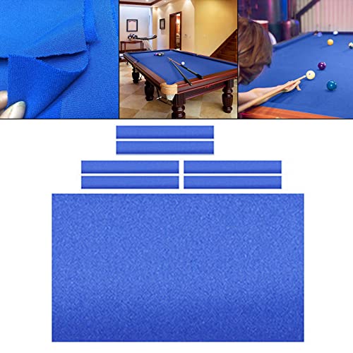 Nappe de billard professionnelle feutre d'intérieur haute densité avec 6 bandes de jeu - 6