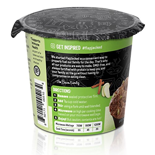 Flapjacked Muffin Cinnamon Apple Seasalt, 1.09 Oz #TOP1