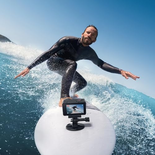 DJI Osmo Action 4 Surfing Combo - Waterproof Action Camera with Surfing Tether that Provides Camera Safety, has a 1/1.3-Inch Sensor, Stunning Low-Light Imaging, 4K/120fps, Wet Touch Screen Operation - Image 6