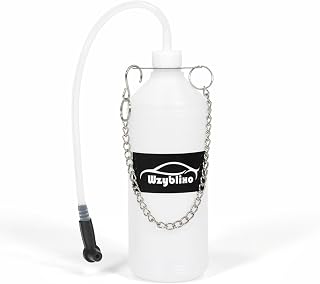 One Man 1L Brake Bleed Bottle, Brake Fluid Bleeder Kit, with 24 inch Latex Tube and Universal Adapter.