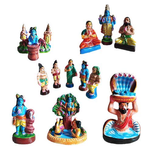 Buy Arts and Handicrafts Lord Bal Krish Leela/Bala Krishna Leela Set