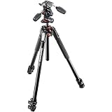 Manfrotto 190XPRO Aluminum 3-Section Tripod Kit with 3-Way Head (MK190XPRO3-3W) 3-Section Aluminum Tripod Kit with 3-Way Head Kit