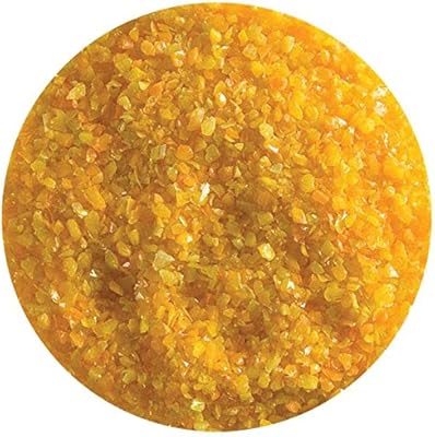 Bullseye Tangerine Orange Opal 5 oz jar Medium Glass Frit - COE 90 for Glass fusing