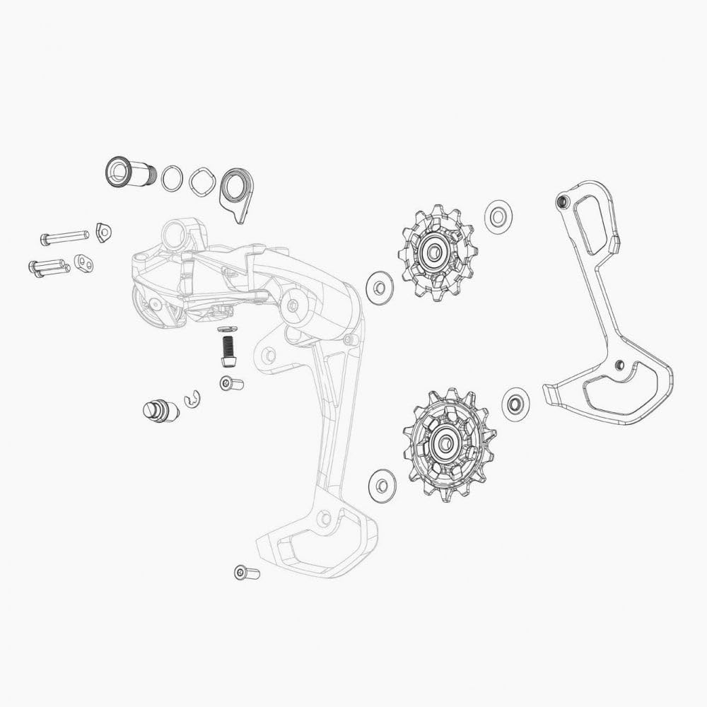 Amazon.com : SRAM XX SL T-Type Assembly Kit T-Type Eagle AXS Full