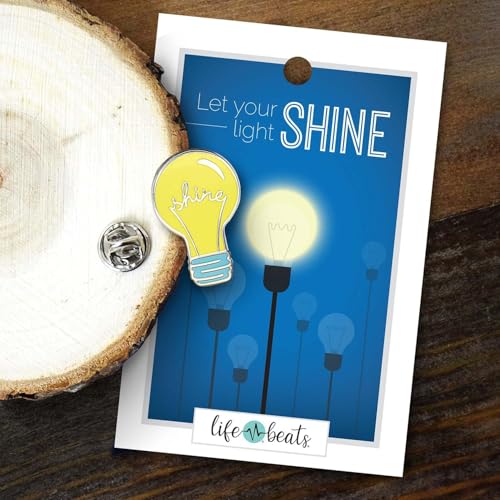 Inspirational Enamel Pin by LifeBeats | Cute Pin for Clothes, Jackets, Hats, Bags, and Lanyards | Hat Pin Comes with a Greeting Card | Lapel Pin with Sturdy Backing2