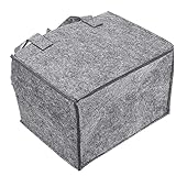 BIUDECO フェルトワインバッグ トート 再利用可能 フラスコ ワインキャリア6本 パーティー 多数 四 wine シャンパーニュ 赤バッグ ハンド Grey